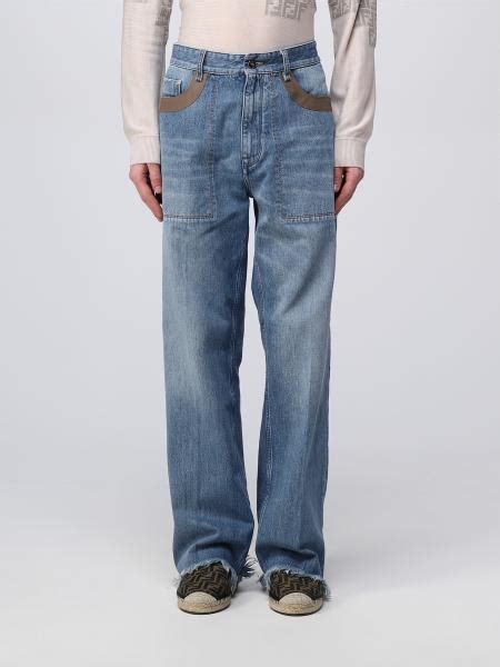 fendi jeans fiori vita|fendi denim.